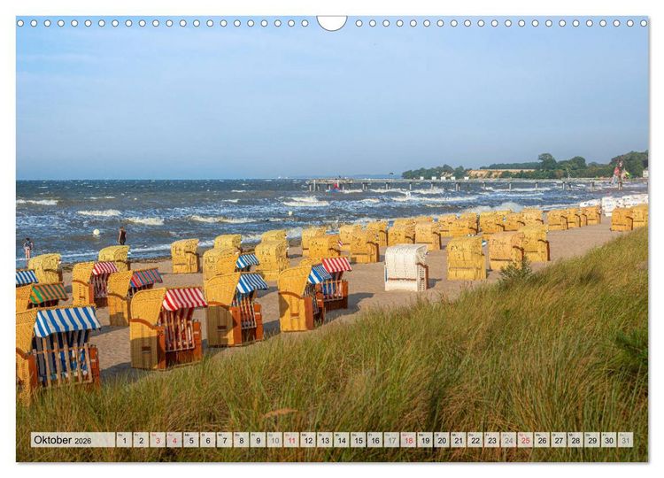 Produktbild: Niendorf Ostsee (Wandkalender 2026 DIN A3 quer), CALVENDO Monatskalender