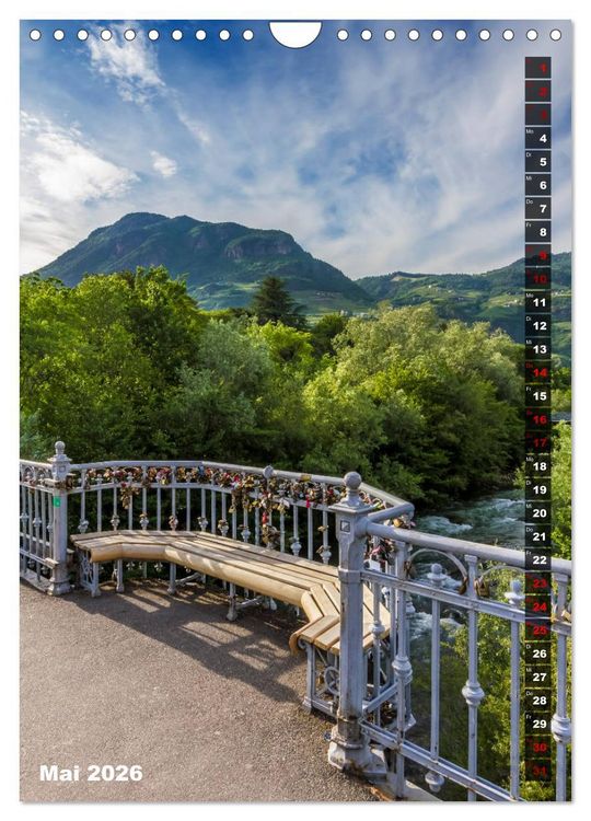 Produktbild: Stadtherz BOZEN (Wandkalender 2026 DIN A4 hoch), CALVENDO Monatskalender