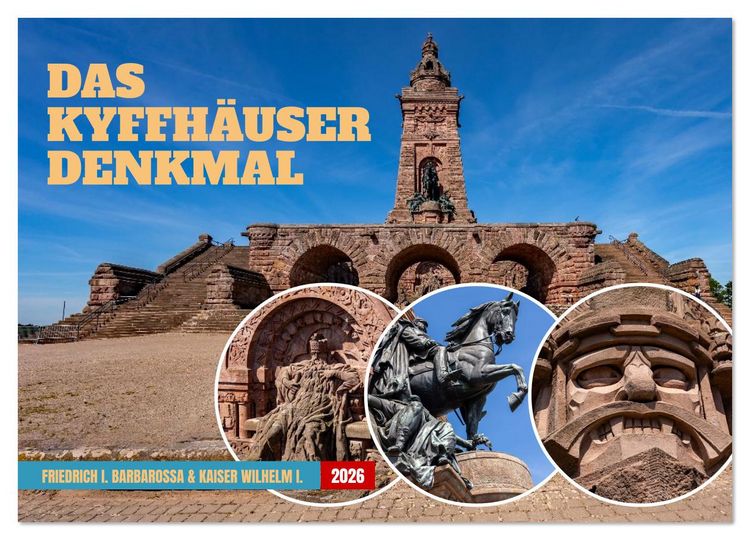Produktbild: Das Kyffh&auml;user Denkmal (Wandkalender 2026 DIN A4 quer), CALVENDO Monatskalender