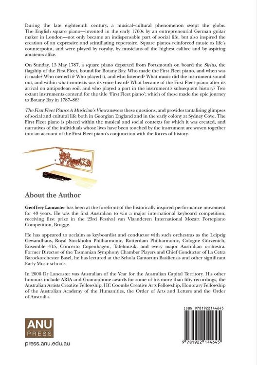 Produktbild: The First Fleet Piano, Volume One