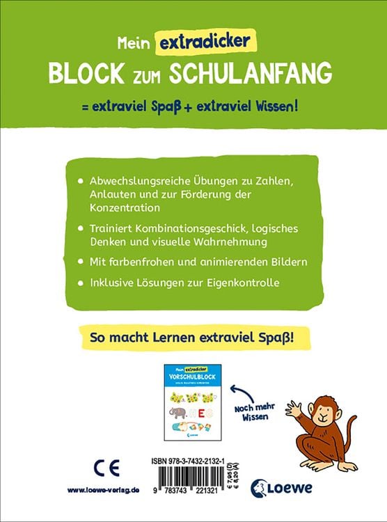 Produktbild: Mein extradicker Block zum Schulanfang