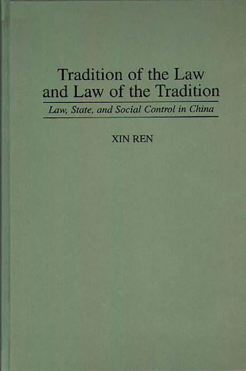 Produktbild: Tradition of the Law and Law of the Tradition