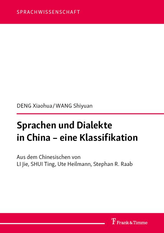 Produktbild: Sprachen und Dialekte in China &ndash; eine Klassifikation