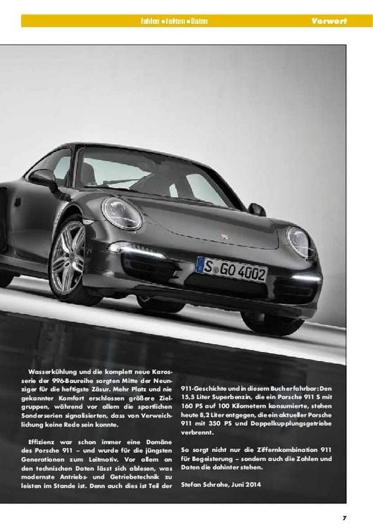 Produktbild: Das Porsche 911 Daten-Buch