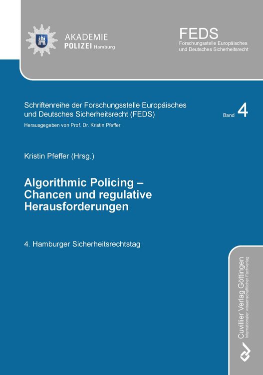 Produktbild: ALGORITHMIC POLICING - Chancen und regulative Herausforderungen