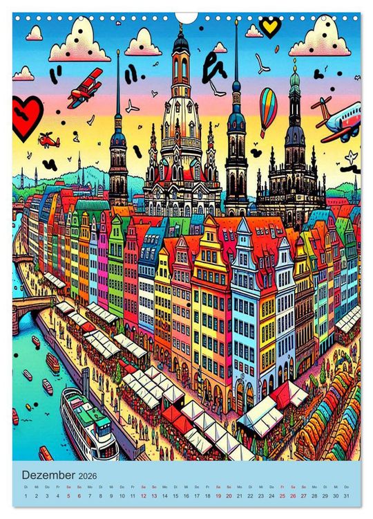 Produktbild: Deutschland hat Pop auf eigene Art (Wandkalender 2026 DIN A3 hoch), CALVENDO Monatskalender