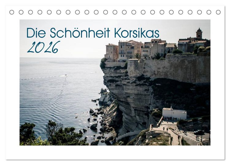 Produktbild: Die Sch&ouml;nheit Korsikas (Tischkalender 2026 DIN A5 quer), CALVENDO Monatskalender