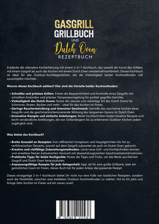 Produktbild: Gasgrill Grillbuch und Dutch Oven Rezeptbuch