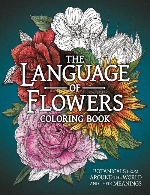 Produktbild: The Language of Flowers Coloring Book