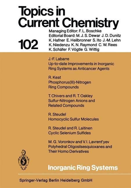 Produktbild: Inorganic Ring Systems