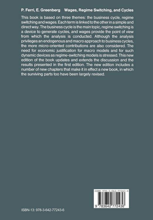 Produktbild: Wages, Regime Switching, and Cycles