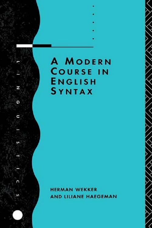 Produktbild: A Modern Course in English Syntax