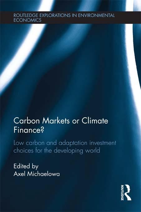 Produktbild: Carbon Markets or Climate Finance?