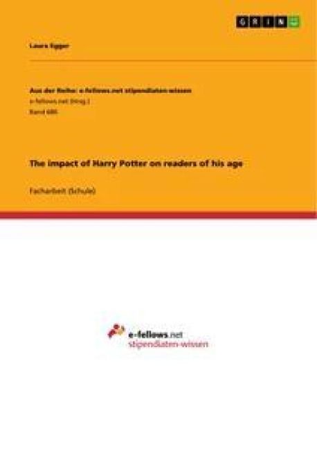 Produktbild: The impact of Harry Potter on readers of his age