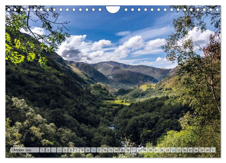 Produktbild: Mein Schottland - Landschaften (Wandkalender 2026 DIN A4 quer), CALVENDO Monatskalender
