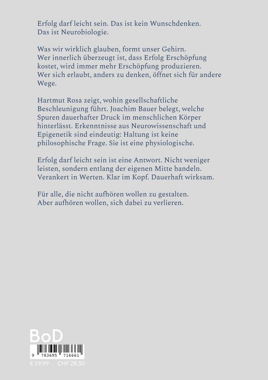 Produktbild: ERFOLG DARF LEICHT SEIN