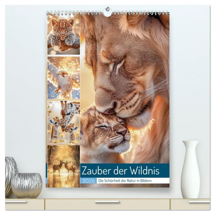 Produktbild: Zauber der Wildnis (hochwertiger Premium Wandkalender 2026 DIN A2 hoch), Kunstdruck in Hochglanz