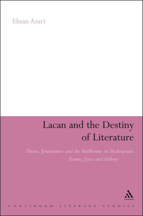 Produktbild: Lacan and the Destiny of Literature