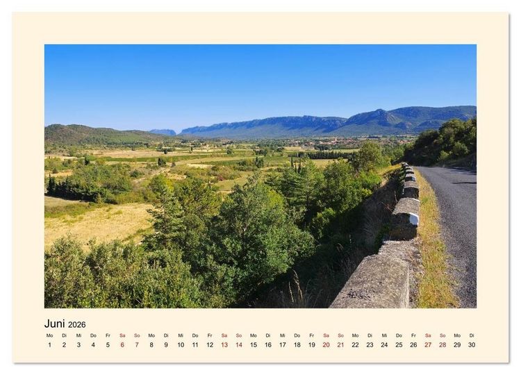 Produktbild: Okzitanien - Unterwegs im Pyren&auml;envorland (hochwertiger Premium Wandkalender 2026 DIN A2 quer), Kunstdruck in Hochglanz