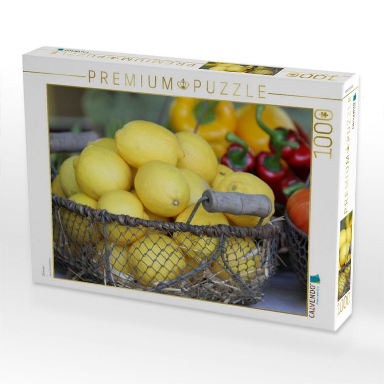 Produktbild: CALVENDO Puzzle Zitronen | 1000 Teile Lege-Gr&ouml;&szlig;e 64x48cm Foto-Puzzle f&uuml;r gl&uuml;ckliche Stunden