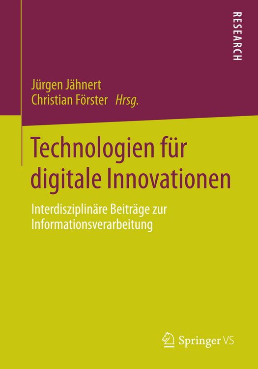 Produktbild: Technologien f&uuml;r digitale Innovationen