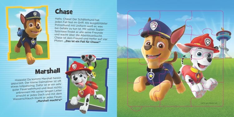 Produktbild: PAW Patrol Puzzlebuch | Mit 4 Puzzles &agrave; 12 Teilen