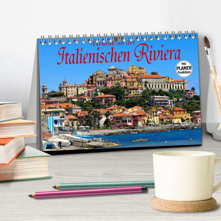 Produktbild: Urlaub an der Italienischen Riviera (Tischkalender 2026 DIN A5 quer), CALVENDO Monatskalender