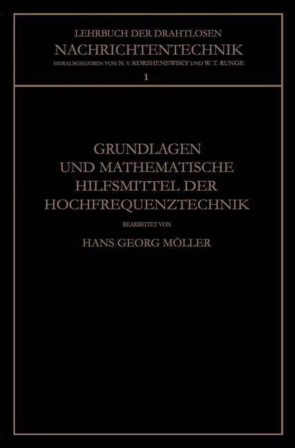 Produktbild: Grundlagen und Mathematische Hilfsmittel der Hochfrequenztechnik