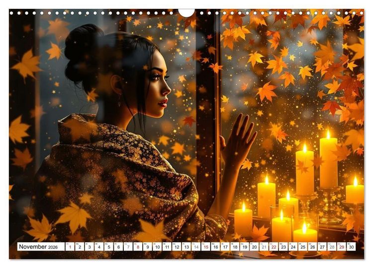 Produktbild: Lichtgefl&uuml;ster (Wandkalender 2026 DIN A3 quer), CALVENDO Monatskalender