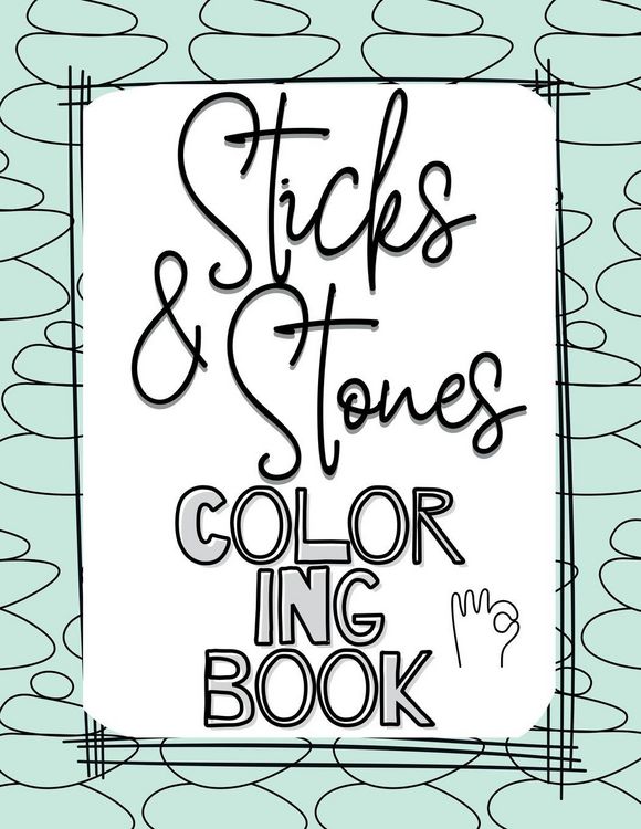 Produktbild: Sticks and Stones Coloring Book