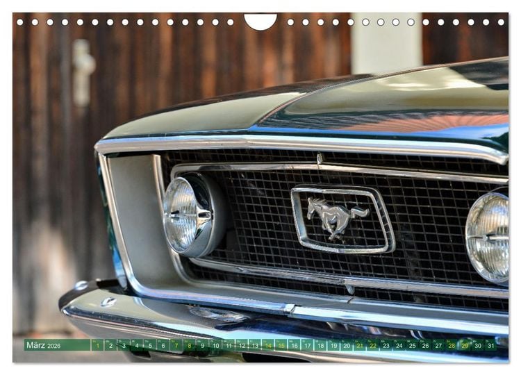 Produktbild: Ein Pony zum verlieben - Ford Mustang 1968 (Wandkalender 2026 DIN A4 quer), CALVENDO Monatskalender