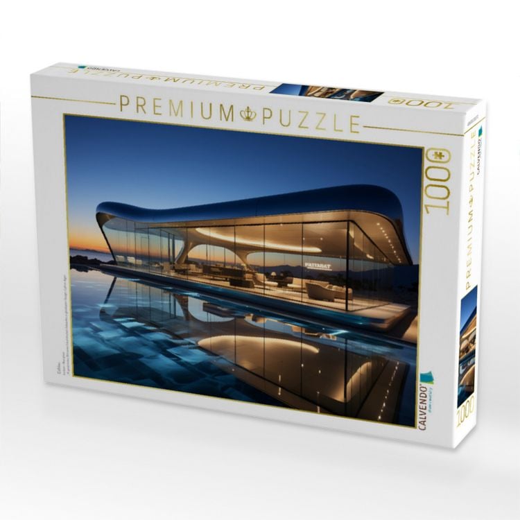 Produktbild: CALVENDO Puzzle Eisblau | 1000 Teile Lege-Gr&ouml;&szlig;e 64x48cm Foto-Puzzle f&uuml;r gl&uuml;ckliche Stunden