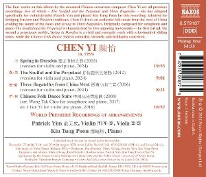 Produktbild: Chen: Werke f&uuml;r Violine,Bratsche und Klavier