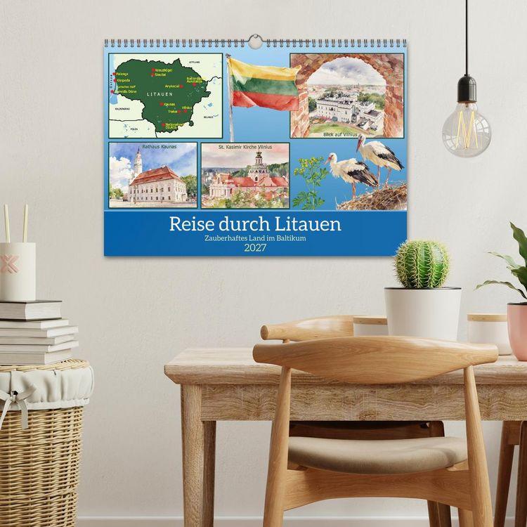 Produktbild: Reise durch Litauen (Wandkalender 2027 DIN A3 quer), CALVENDO Monatskalender