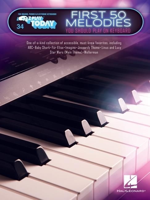 Produktbild: First 50 Melodies You Should Play on Keyboard - E-Z Play Today #34