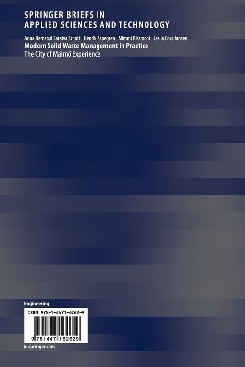 Produktbild: Modern Solid Waste Management in Practice
