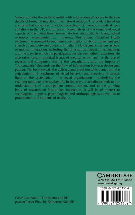 Produktbild: Body Movement and Speech in Medical Interaction