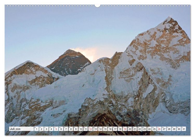 Produktbild: Grandioser Himalaya, Bergriesen in Nepal (hochwertiger Premium Wandkalender 2026 DIN A2 quer), Kunstdruck in Hochglanz