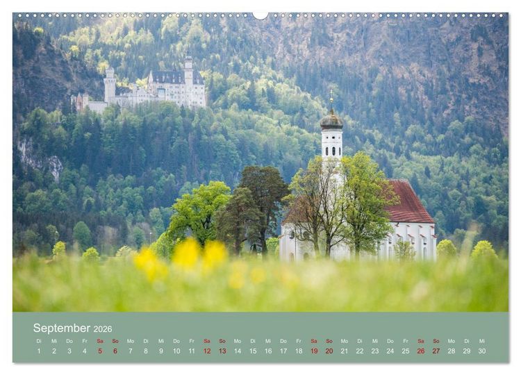 Produktbild: Heimweh Allg&auml;u 2026 (Wandkalender 2026 DIN A2 quer), CALVENDO Monatskalender
