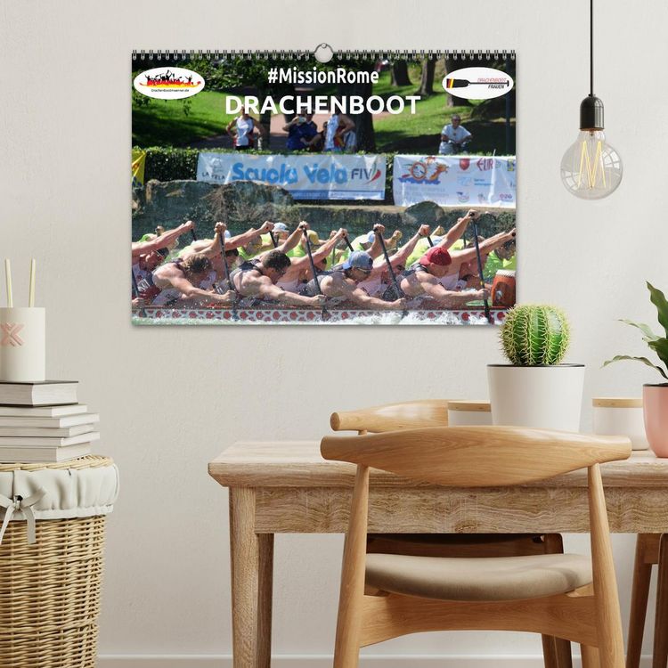 Produktbild: Drachenboot - MissionRome (Wandkalender 2026 DIN A3 quer), CALVENDO Monatskalender