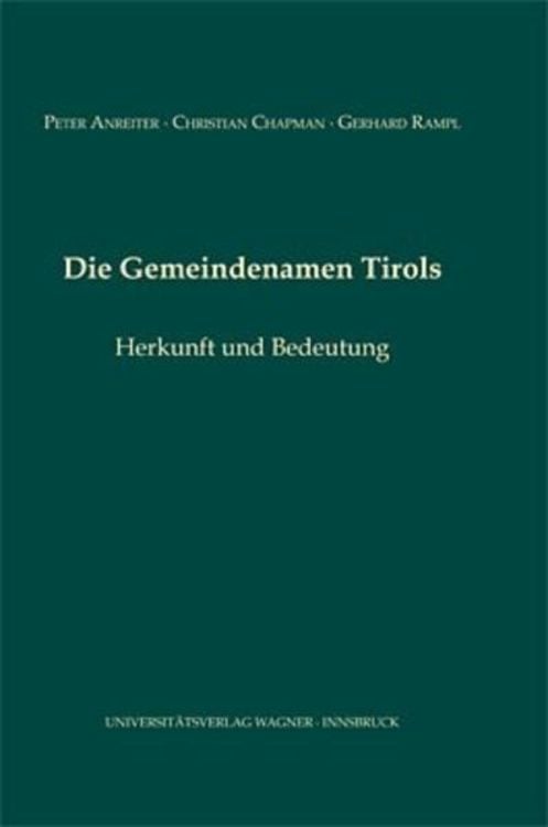 Produktbild: Die Gemeindenamen Tirols