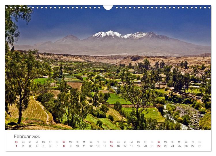 Produktbild: Peru - Perle der Anden (Wandkalender 2026 DIN A3 quer), CALVENDO Monatskalender