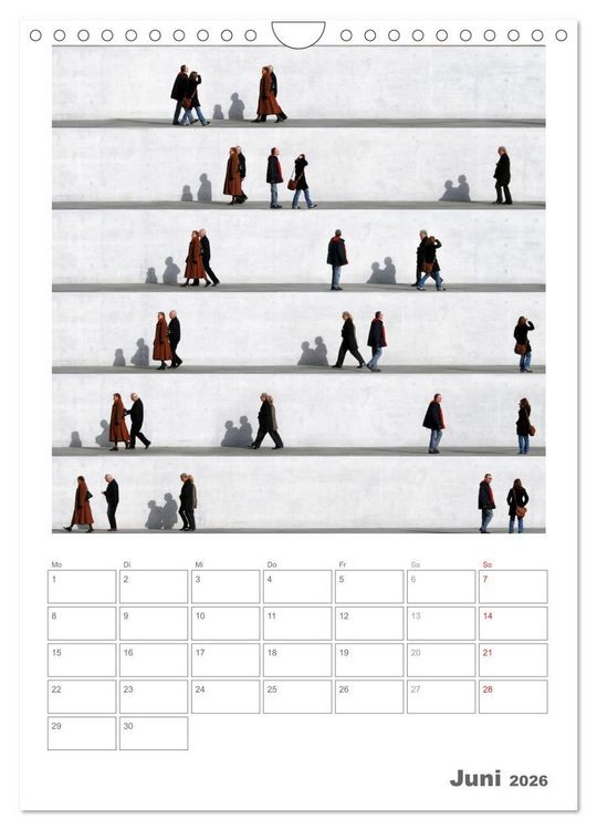 Produktbild: Wall People - Bilderserie von Eka Sharashidze (Wandkalender 2026 DIN A4 hoch), CALVENDO Monatskalender