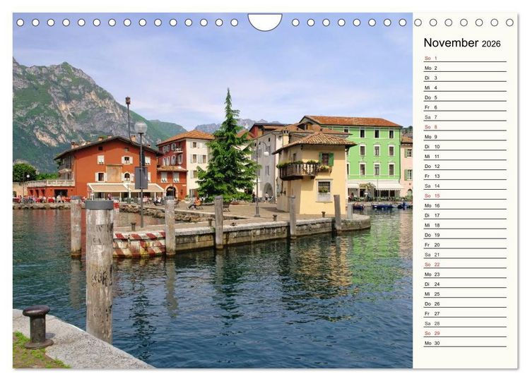 Produktbild: Gardasee (Wandkalender 2026 DIN A4 quer), CALVENDO Monatskalender