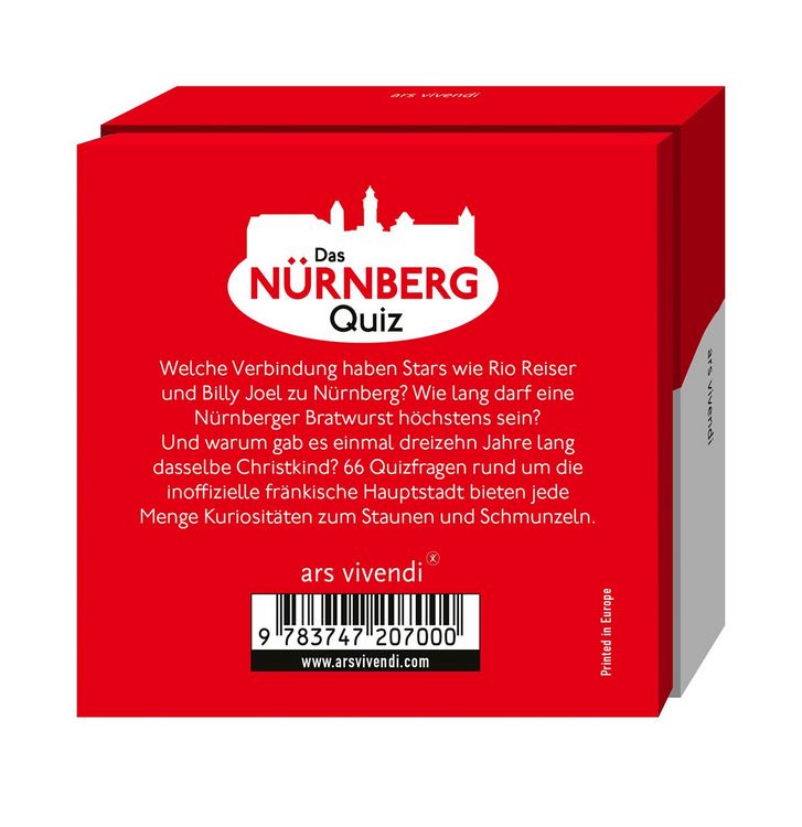 Produktbild: Das N&uuml;rnberg-Quiz (Neuausgabe)