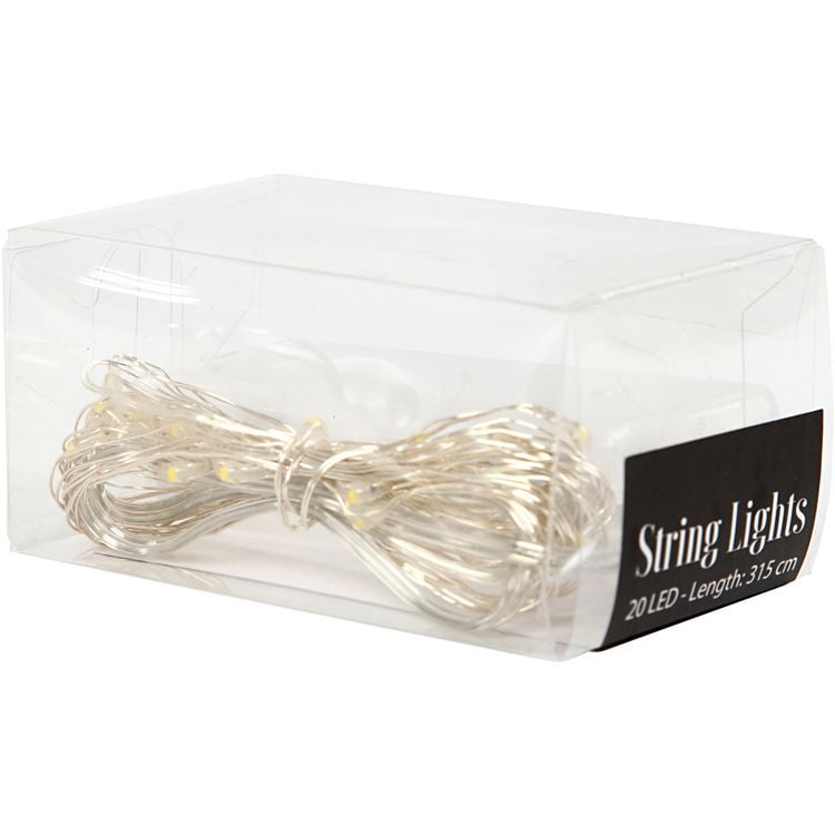 Produktbild: Creativ Company LED Lichterkette, L 3,15 m, Silber, 1 Stk