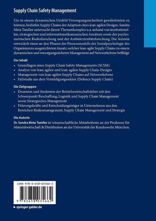 Produktbild: Supply Chain Safety Management
