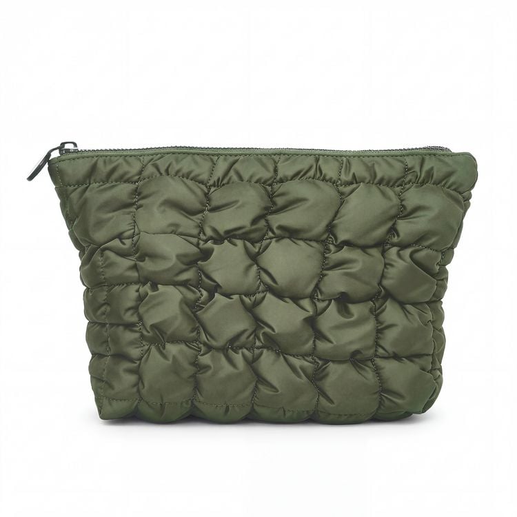 Produktbild: Kosmetiktasche mit Quilting (gr&uuml;n)