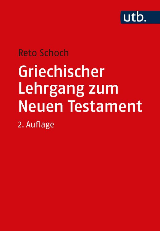 Produktbild: Griechischer Lehrgang zum Neuen Testament