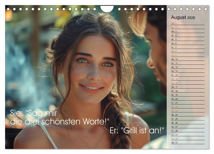 Produktbild: Lieblingshobby Grillen (Wandkalender 2026 DIN A4 quer), CALVENDO Monatskalender